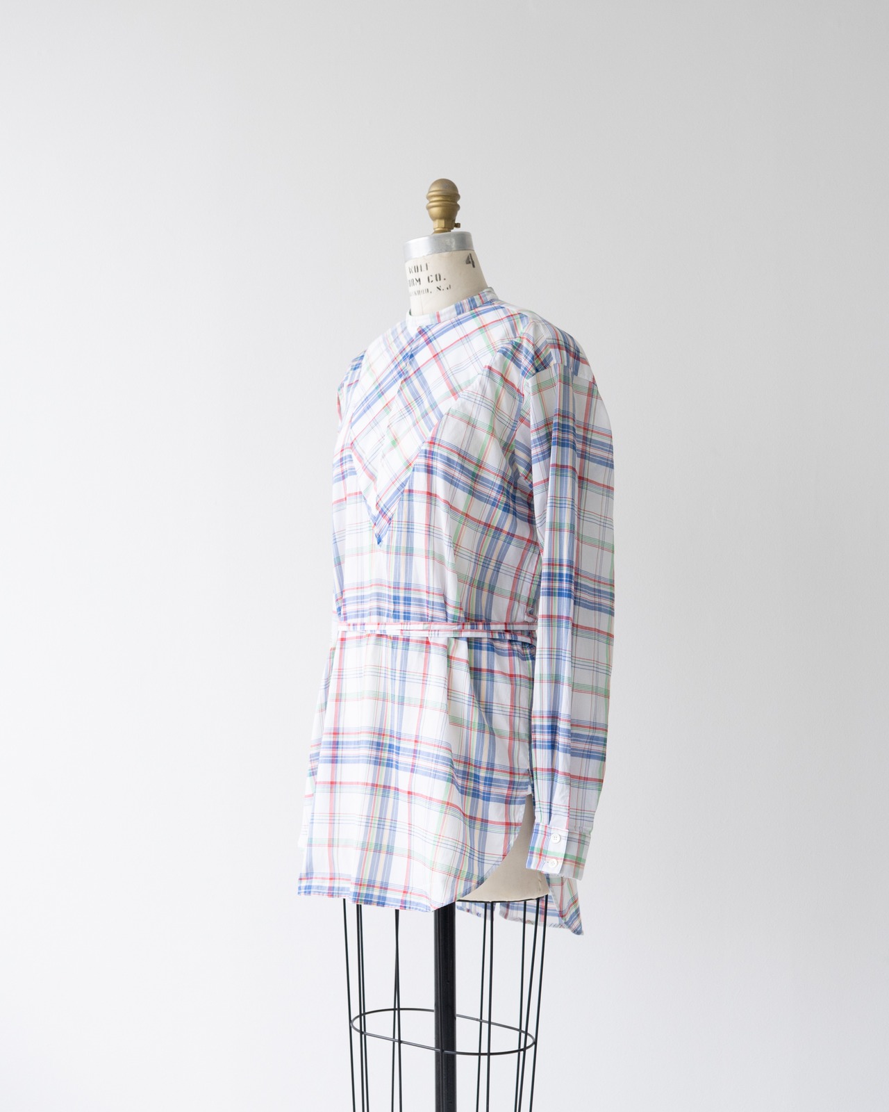 〈CÉLINE by phoebe philo〉Madras Check Blouse