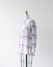 〈CÉLINE by phoebe philo〉Madras Check Blouse