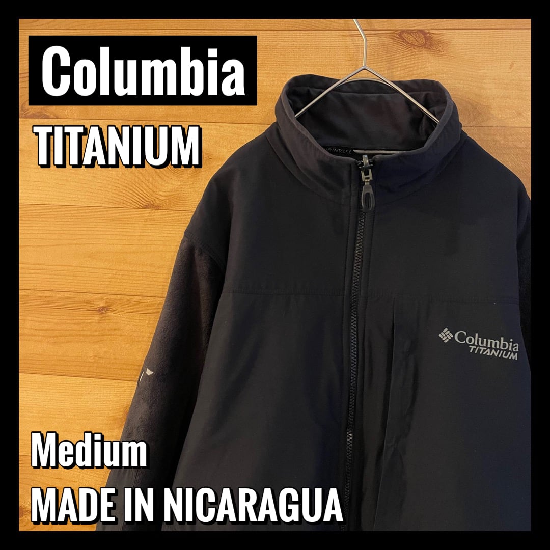 Columbia】フリースジャケット ナイロン 切替 ソフトシェル TITANIUM 防寒防風 アウター コロンビア アメリカ古着 |  古着屋手ぶらがbest