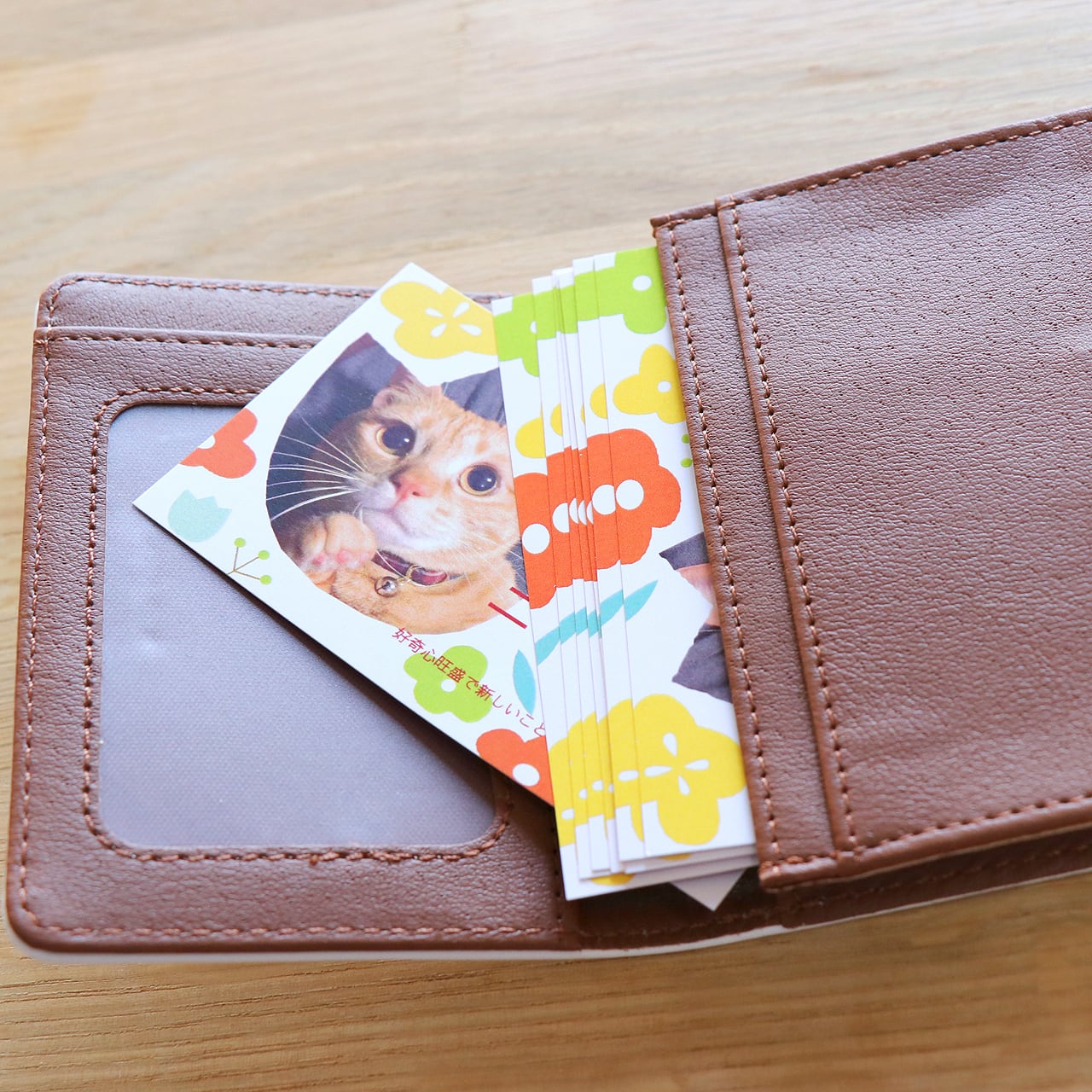 世界に1つの愛ネコちゃんオリジナルデザイン名刺入れ（1種類・1個