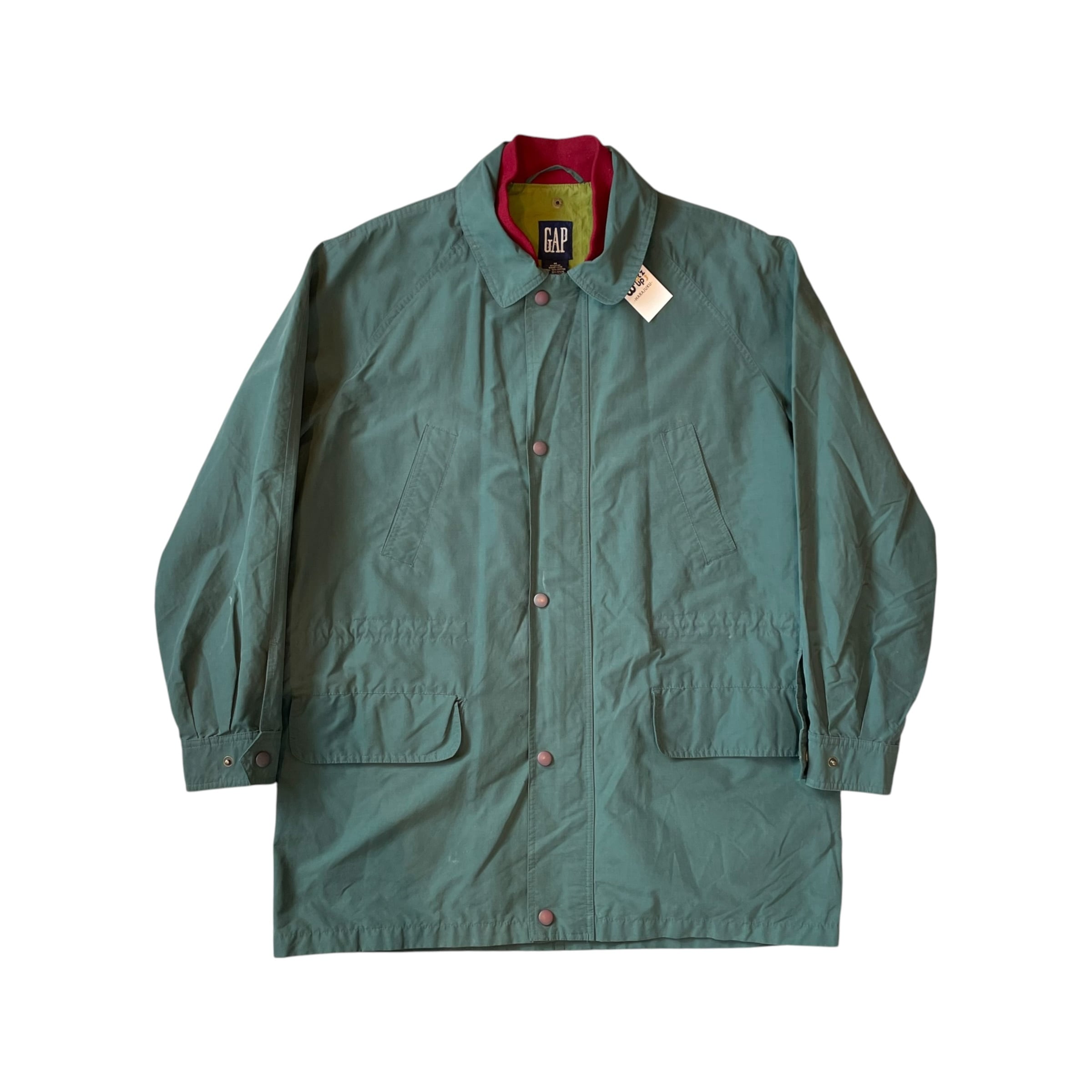 1990s GAP Cotton Shell Coat×Nylon Blouson Layered Design Coat