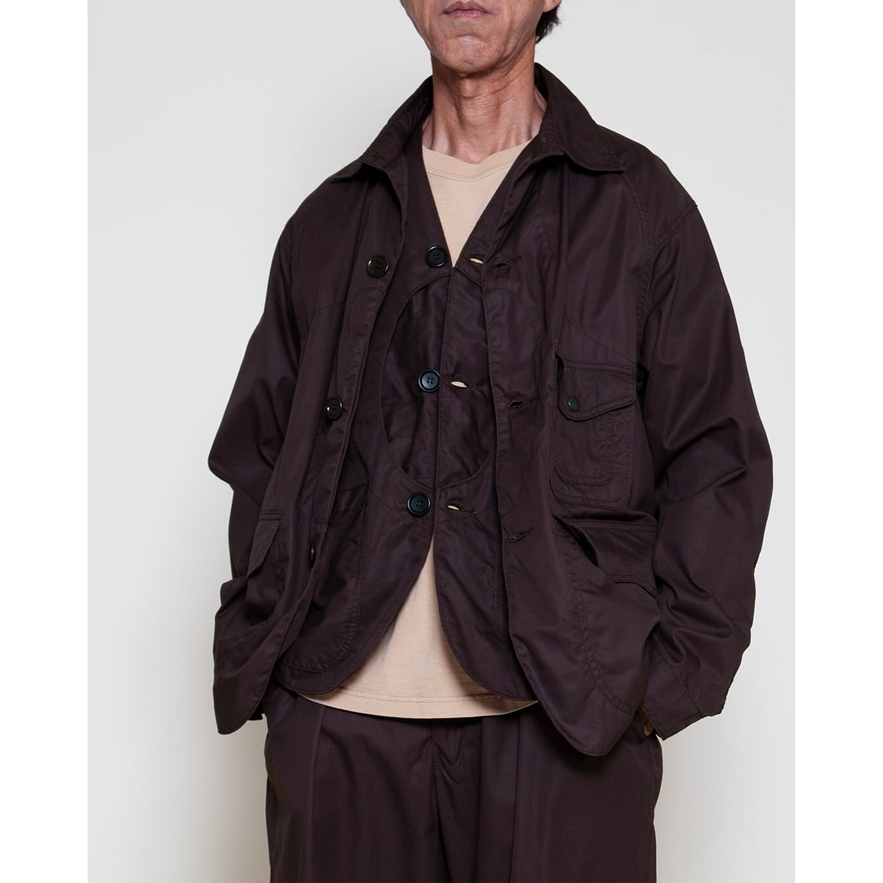 THE CORONA UTILITY / GAME JACKET High Density Chambray Gabardine