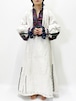 Early 1900's Vintage Romanian Hand Embroidered Linen Dress