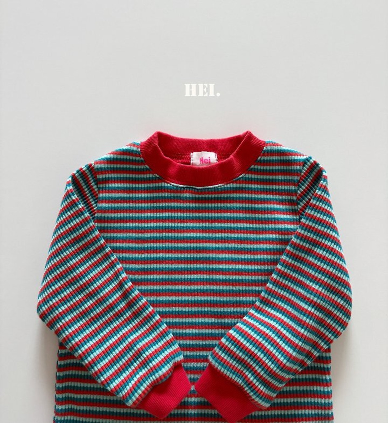 韓国子供服 / 26Autumn / 〖取寄〗Hei / ポポTシャツ / キッズ服 / カラフル服 / 秋服 *XS~XL*