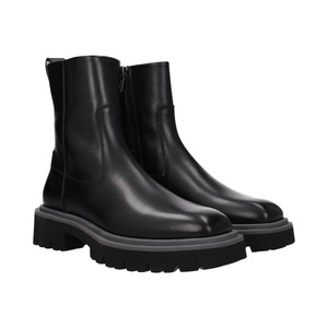 FERRAGAMO フェラガモ メンズ アンクルブーツ レザー ブラック