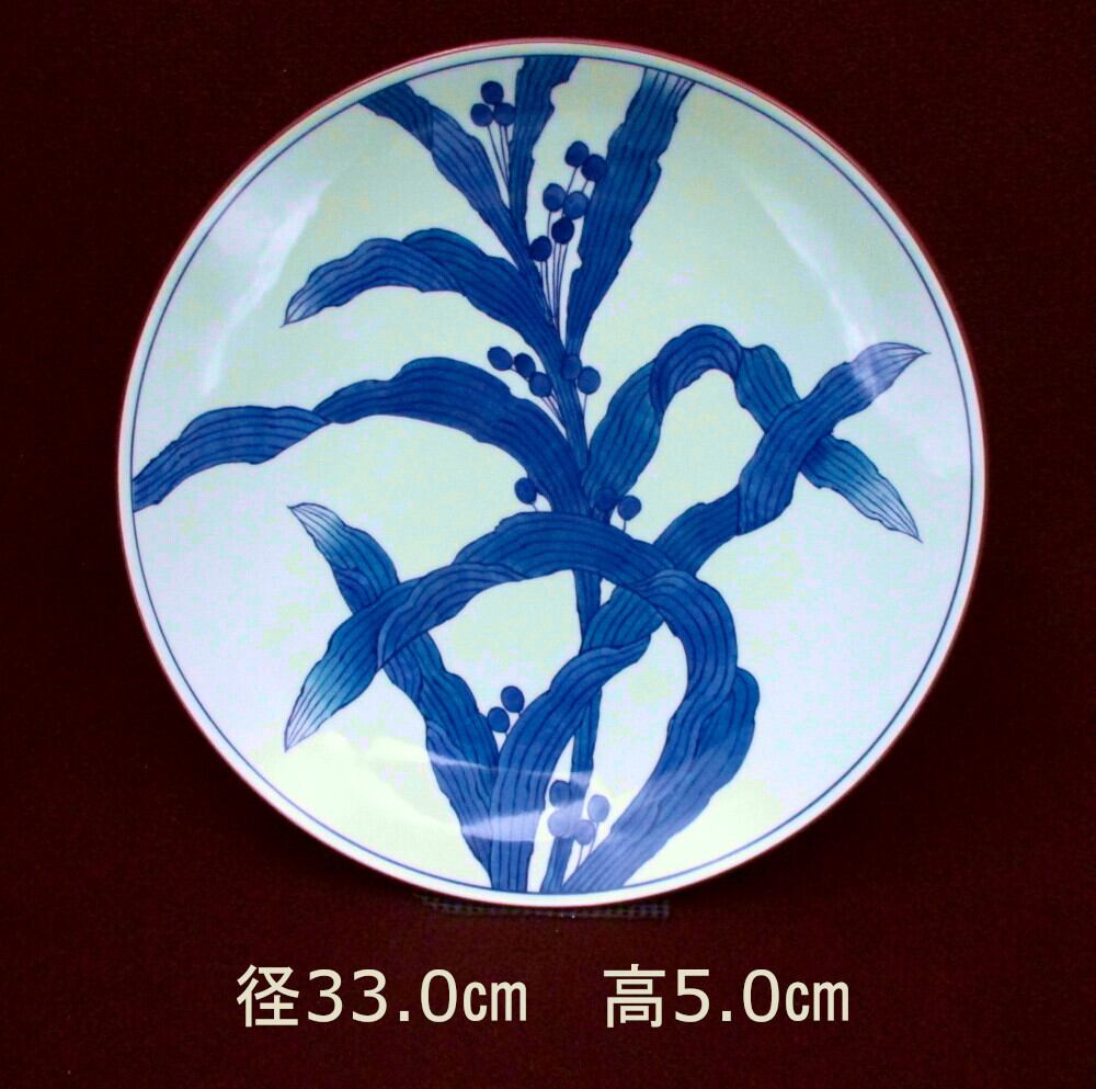 有田焼舘源窯舘林喜助作染錦薔薇絵碗皿