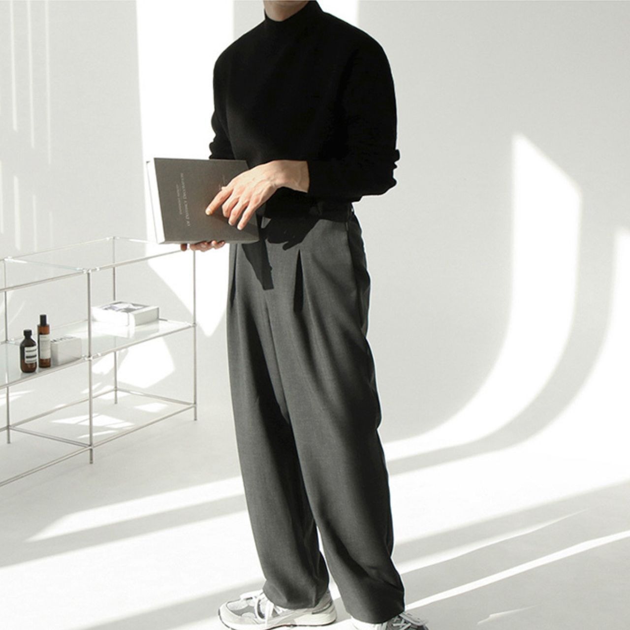 ドレープワイドレッグパンツ　MT0080345