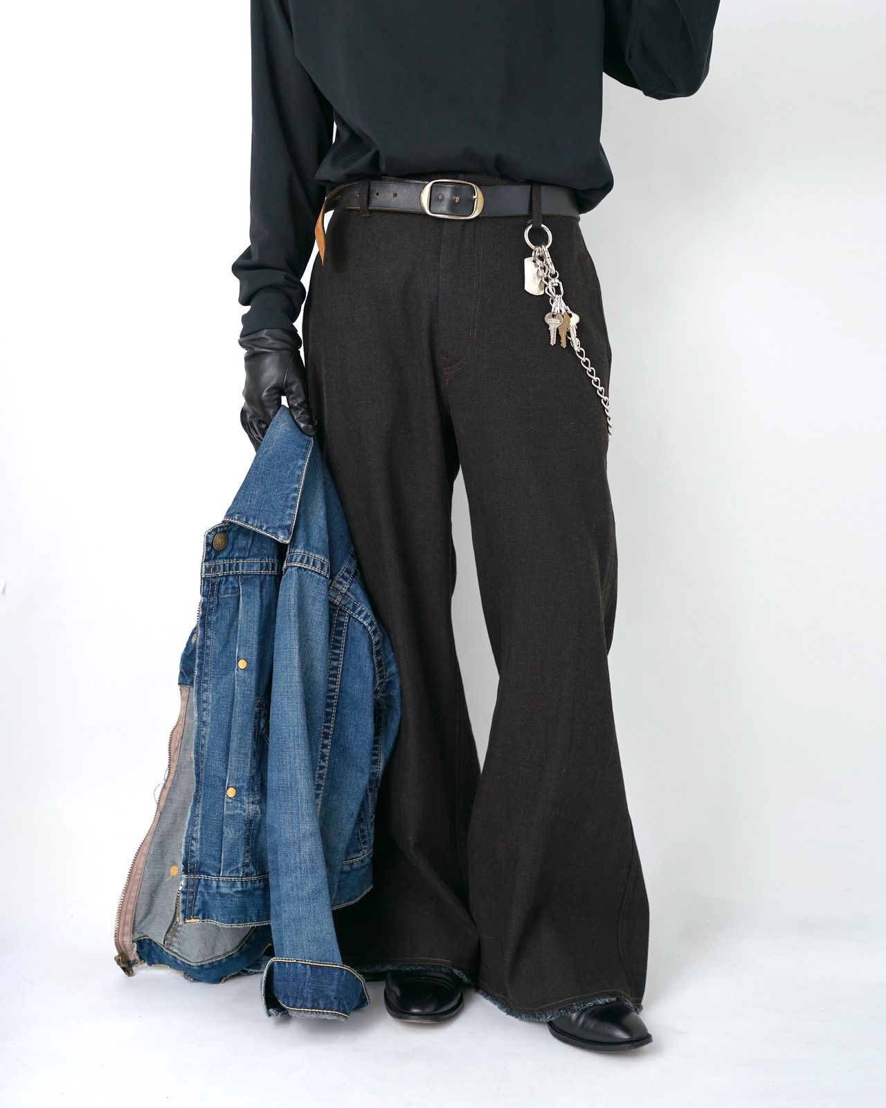 Nomàt "Straight PT C/W Denim〔Dark Brown〕"