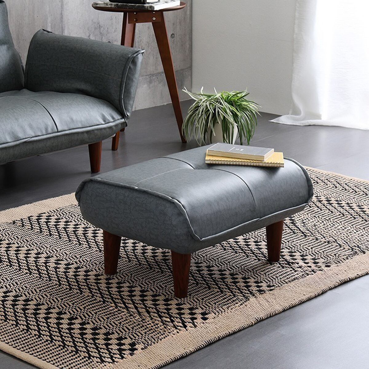 あると便利なヴィンテージオットマン LUKAS-ルーカス-ヴィンテージ オットマン スツール コンパ