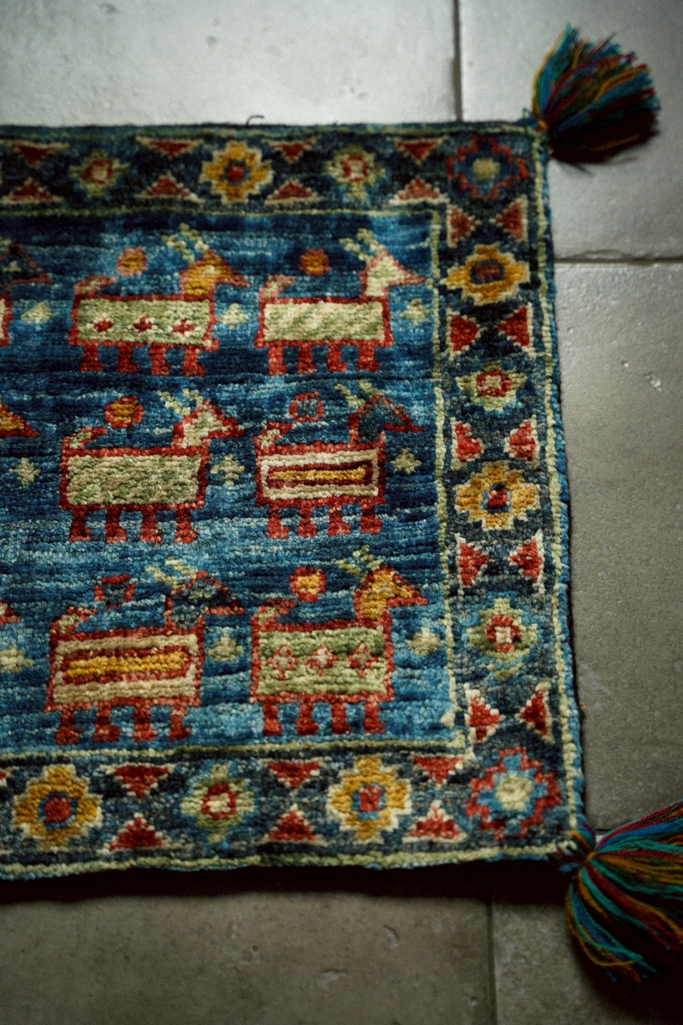 2172-Vintage Baluch rug | 手織りのヴィンテージラグ専門店 | Bahr