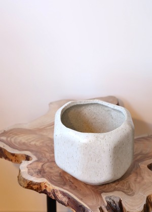 リブシェ12W/陶器鉢カバー