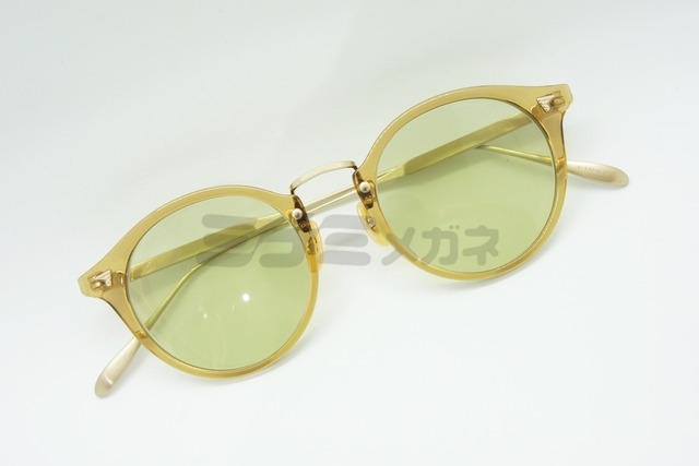 【佐藤健さん着用モデル】BJ CLASSIC クリア サングラス COM-561GT C-132-6 ボストン ウェリントン ボスリントン ライトグリーン BJクラシック 鯖江 日本製 正規品-4枚目