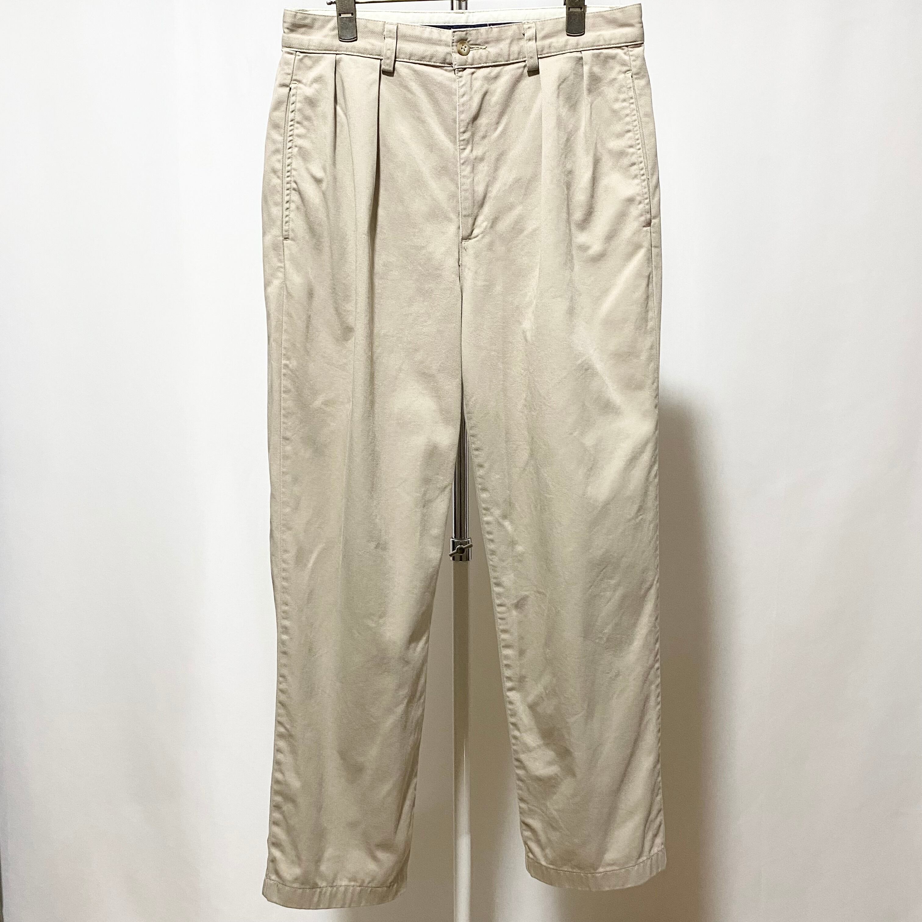 Polo by Ralph Lauren Andrew Pant 2Tuck Chino Beige Made in