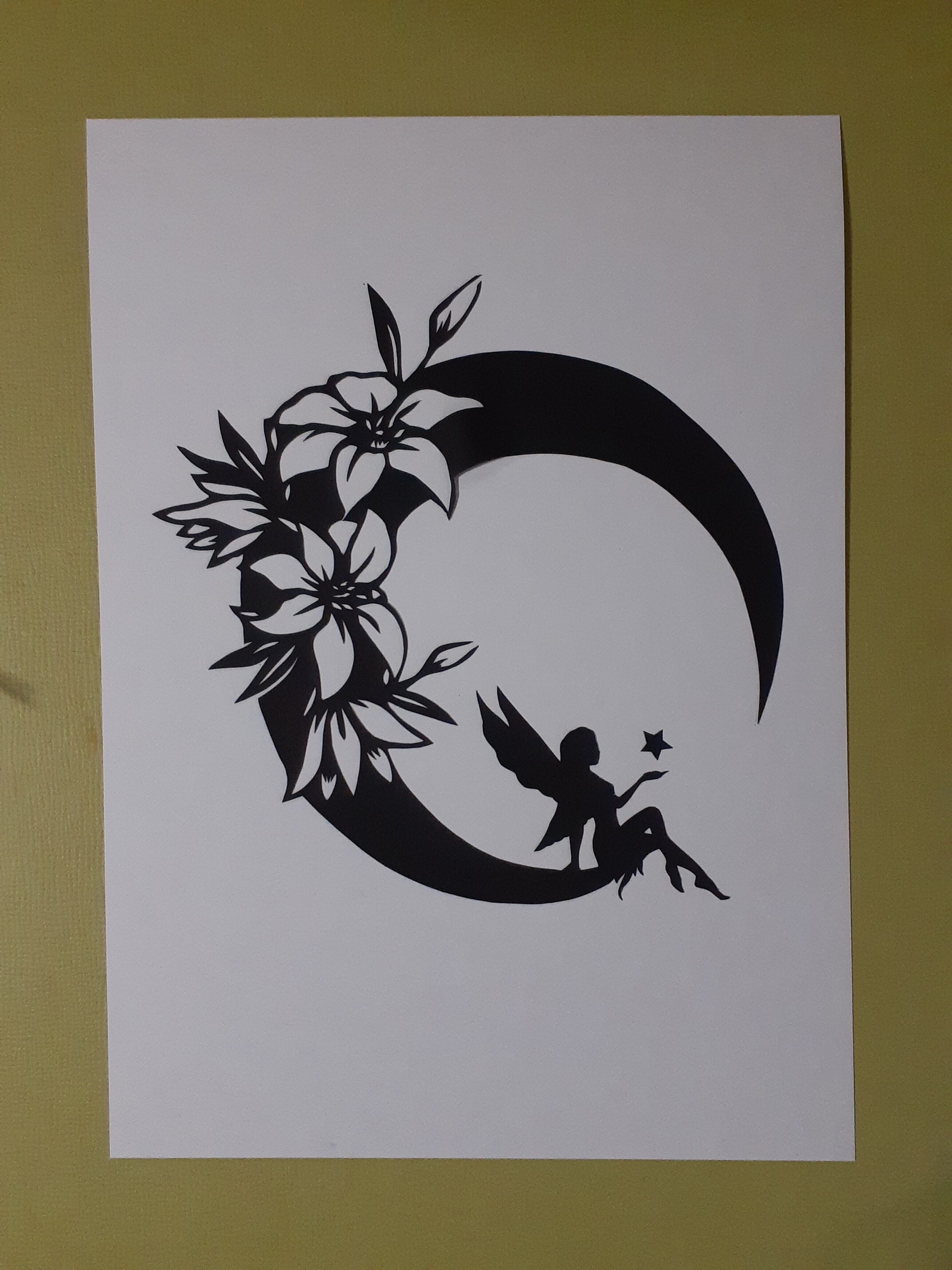 切り絵アート 花月と妖精 | 工房 和み