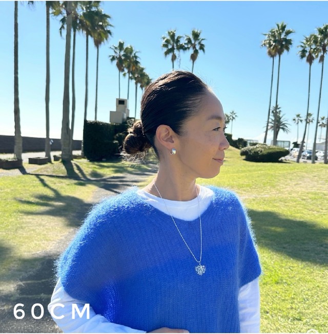 【ラスト1！】海底の 珊瑚ツリー ペンダント 中ライスチェーン60cmセット ネックレス★★