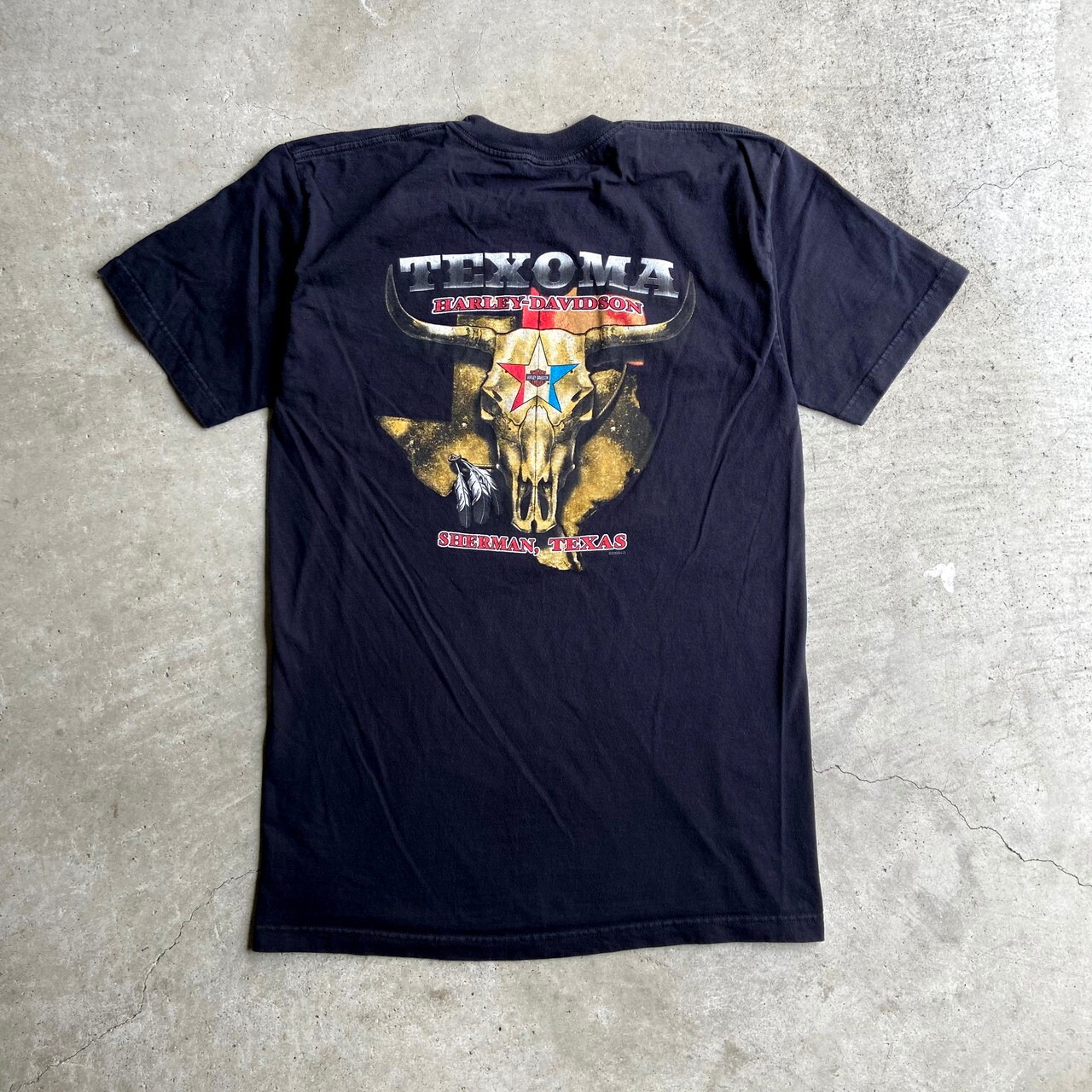 USA製 Harley-Davidson ハーレーダビッドソン 両面プリント Tシャツ 