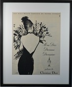 Dior parfum retour monochrome ポスター