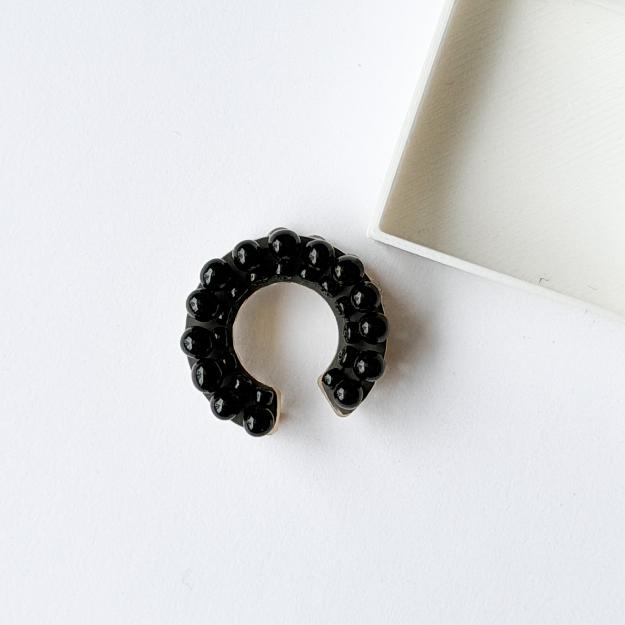 puzzle ring ear cuff 'bicolor' [05]