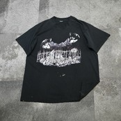 90's wolf print tee boro