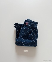 韓国子供服 / 26Autumn / 〖取寄〗Hei / フリルデニム / キッズ服 / カラフル服 / 秋服 *XS~XL*