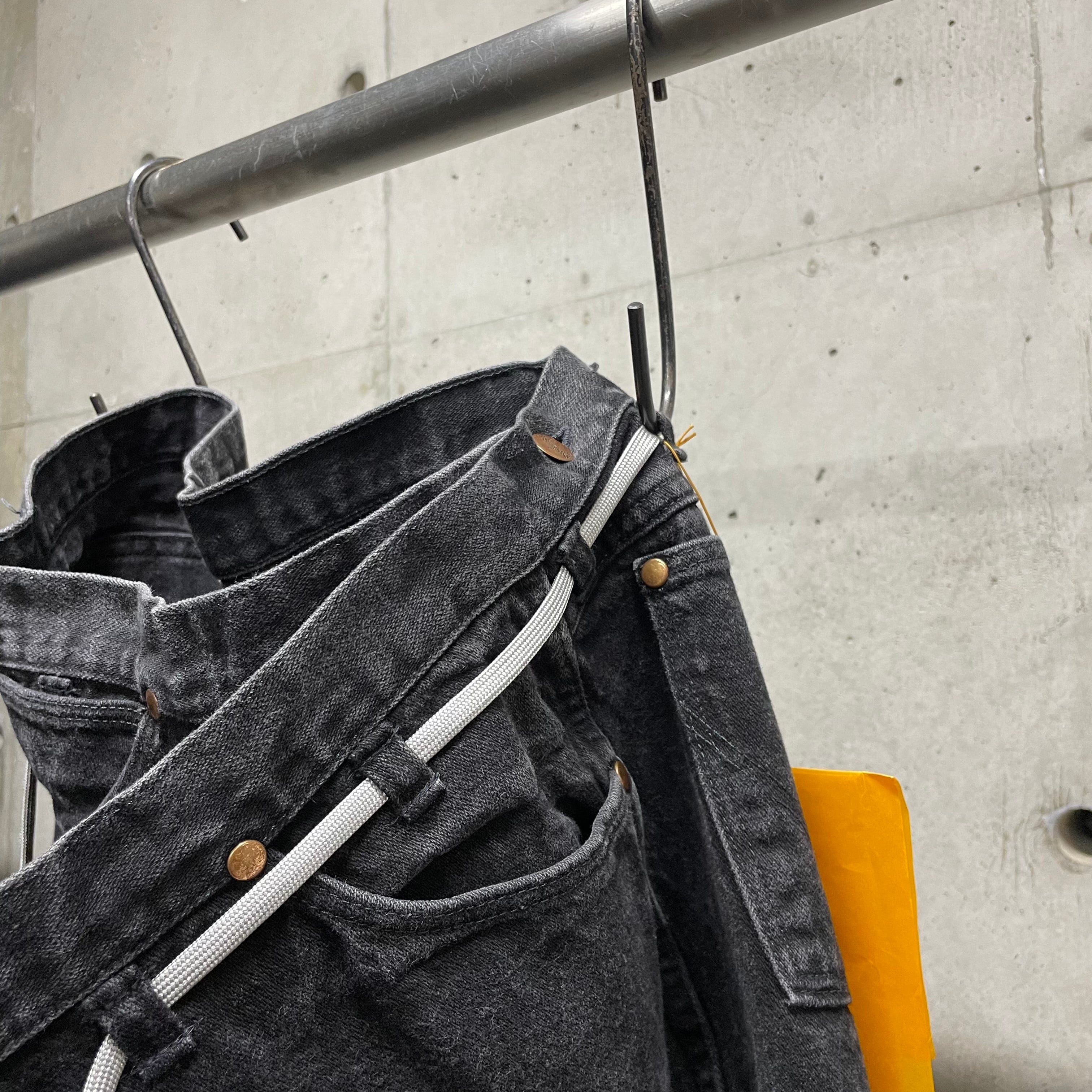 MAISON EUREKA】Ex.VINTAGE REWORK BIGGY PANTS_BLACK② | marfa store