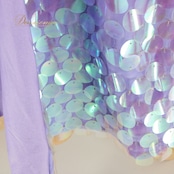 社交ダンス 衣装 スタンダード ドレス ワンピース レッスンウェア パーティドレス 紫 TIMS COLLECTION パープル系 フリル 派手 輝く ドレッシー おしゃれ 可愛い エレガント パーティー用 お呼ばれ フォーマル 体型カバー アウトドアイベント 伸縮性 軽量 快適 上品 ヒール対応 ルームウェア