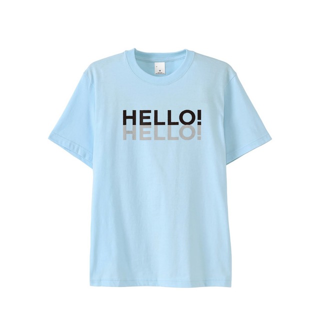GraphStockMarket×THETHERAPY　HELLO!HELLO! Collection T-01◆スカイブルー