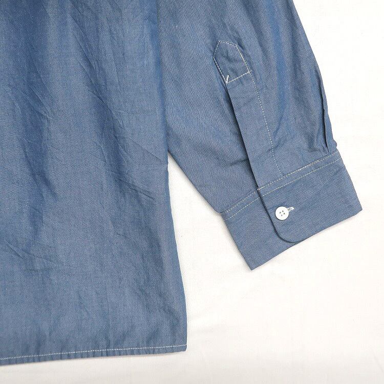 古着 ディッキーズ Dickies ワークシャツ シャンブレーシャツ 長袖