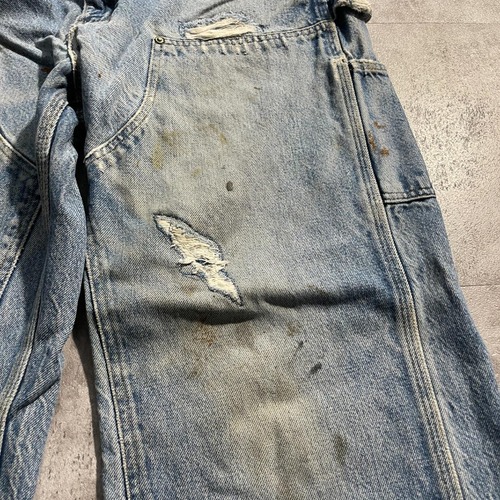 USA製 デニム ダブルニー Carhartt B07 DNM 38×34 詳細写真14