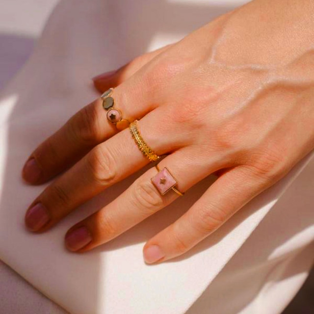 ☆ SALE ☆【ikita Paris】 リング 天然石 S-IKR084