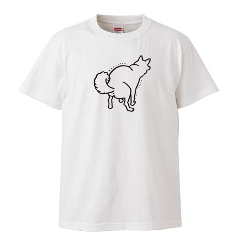 犬 / Tシャツ / たけやすせいこ /  -WHITE/GRAY/SAND-
