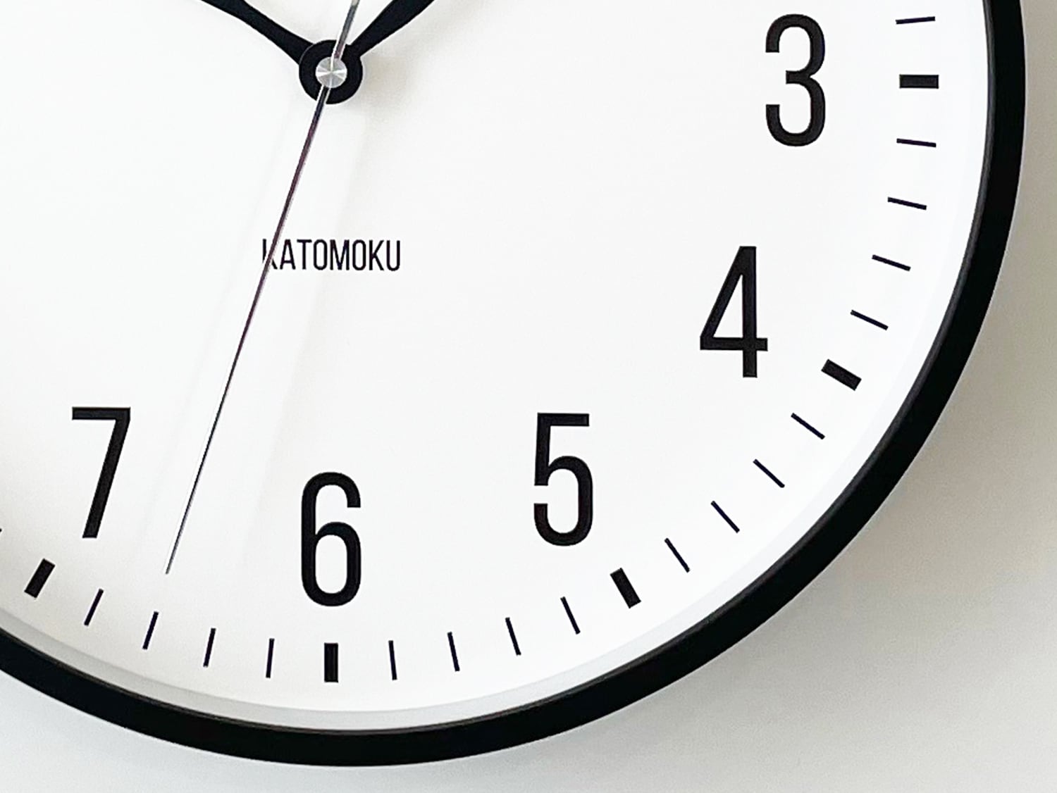 KATOMOKU plywood clock 19 ブラック km-111BK | 加藤木工株式会社