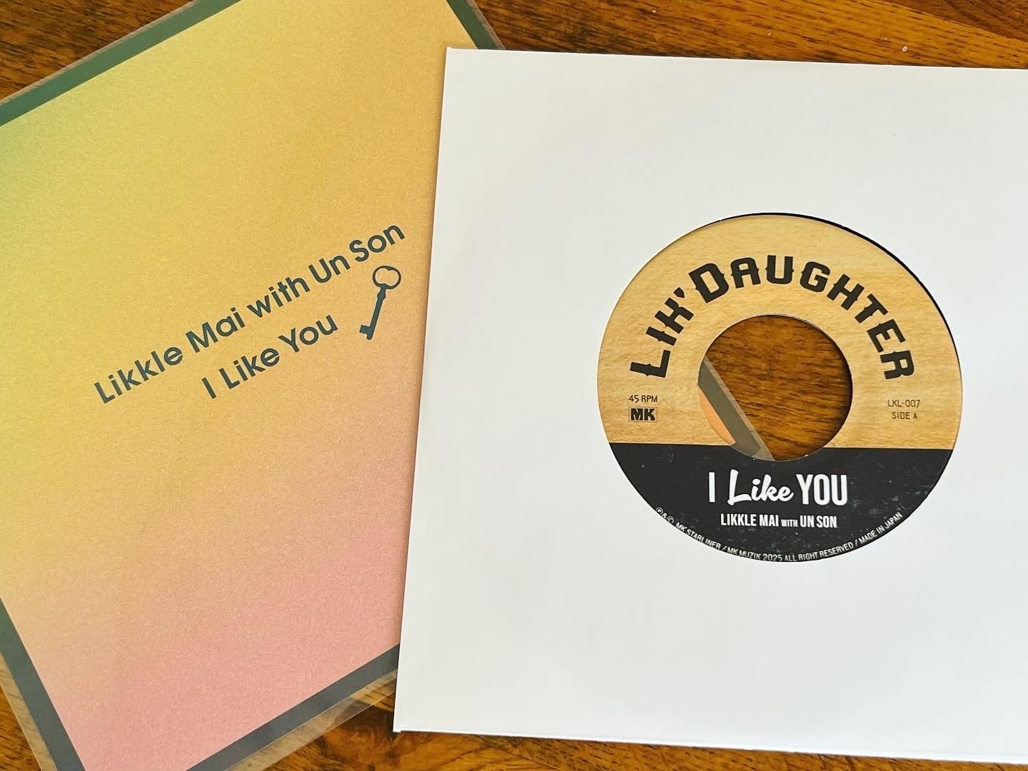 NEW・Likkle Mai with Un Son 「I Like You」7インチシングル | Likkle