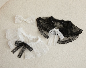 予約【cocolauren】Bloom Lace Cape