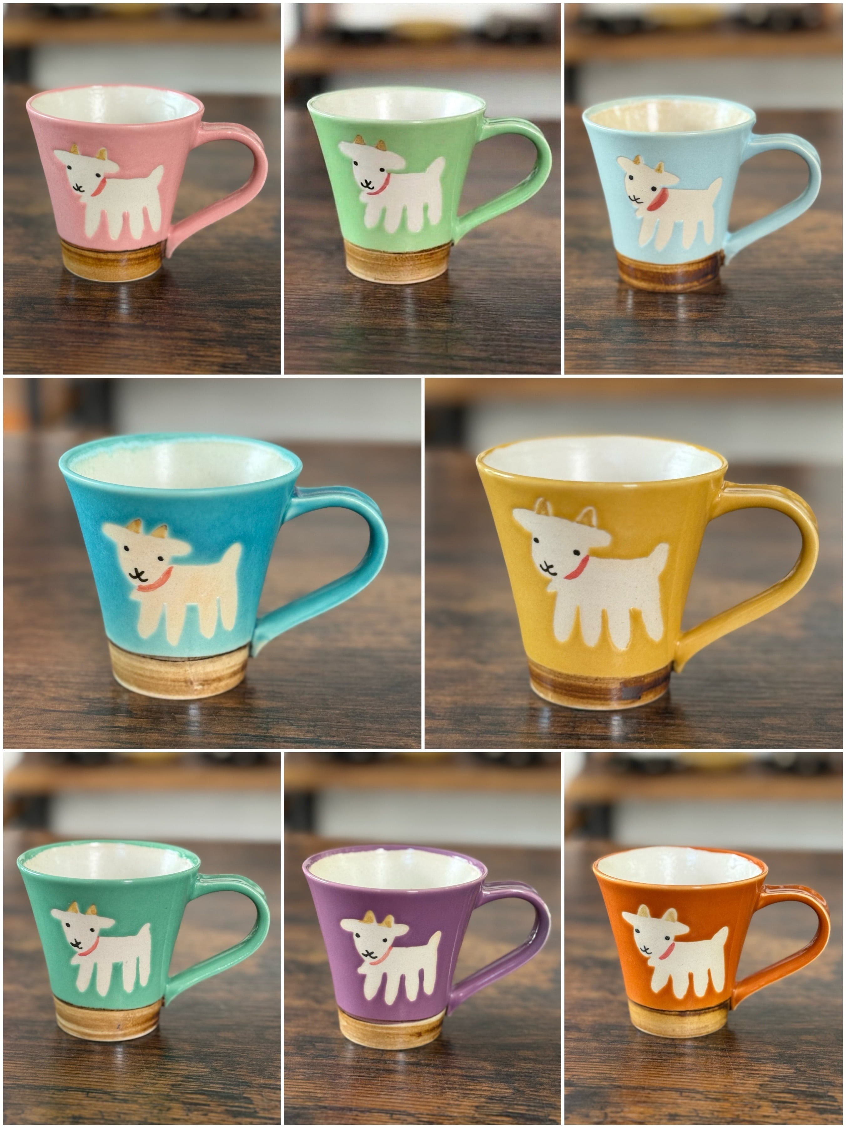 ヤギのマグカップ | atelier qucchane(アトリエクッチャネ）