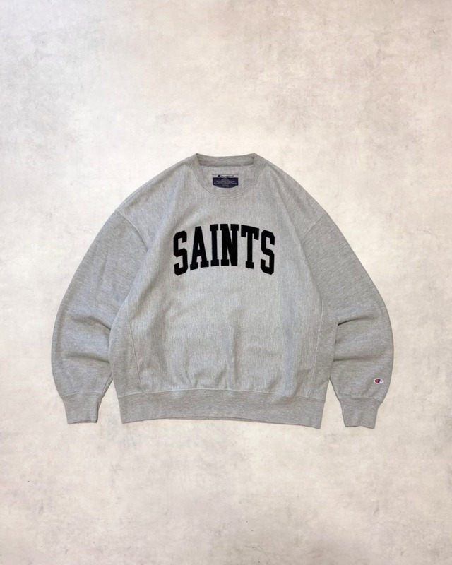 【Used】2000’s “Champion” Original Reverse Weave “SAINTS” Sweatshirt