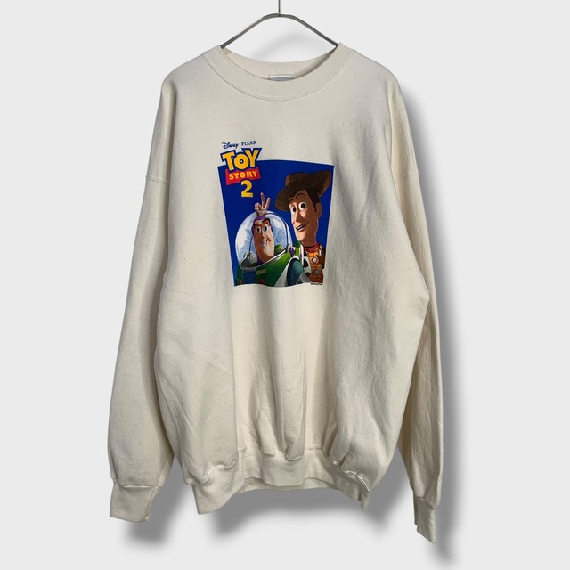90s USA製 トイストーリー2 ディズニー キャラクタースウェット L/XL