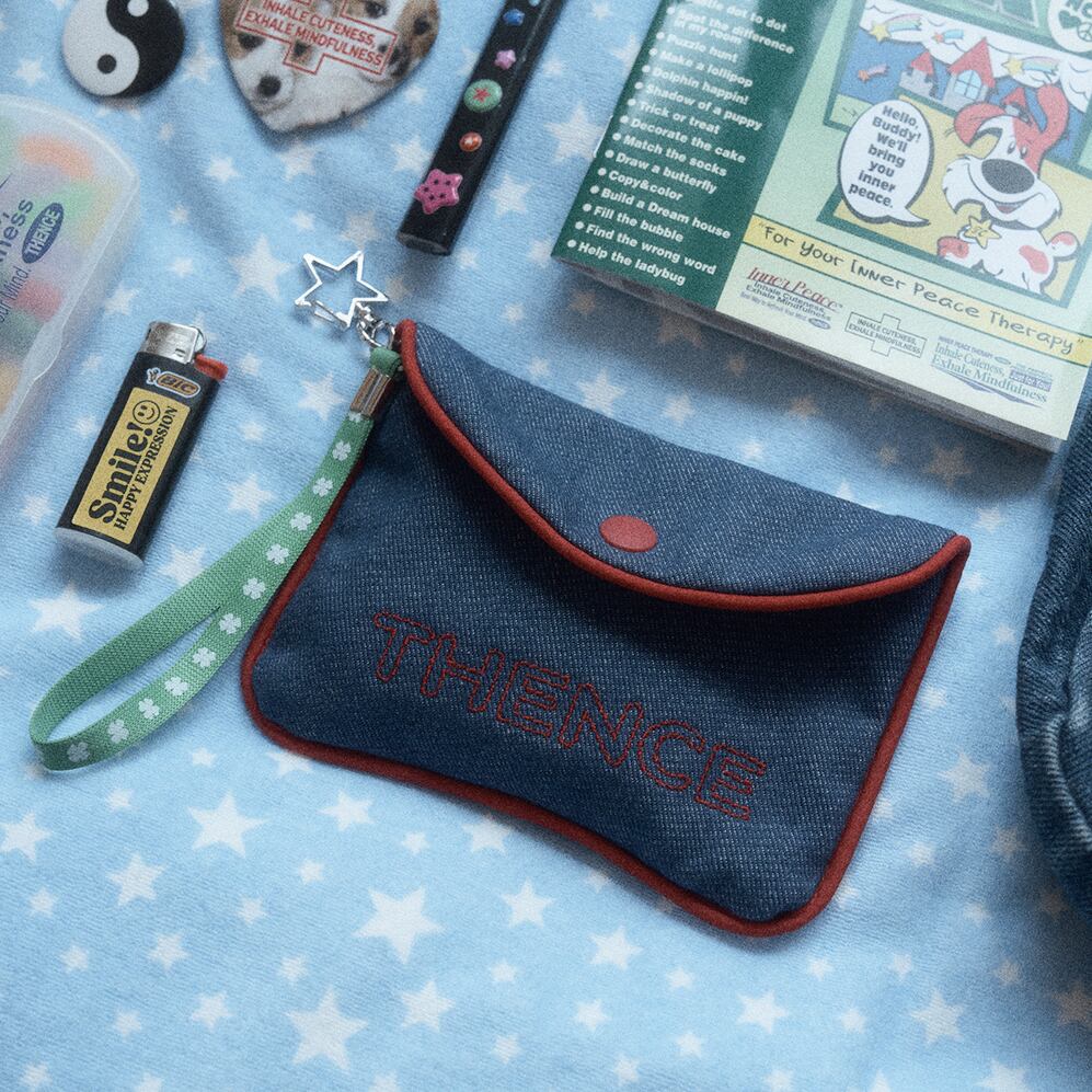 Snap デニム ポーチ | THENCE