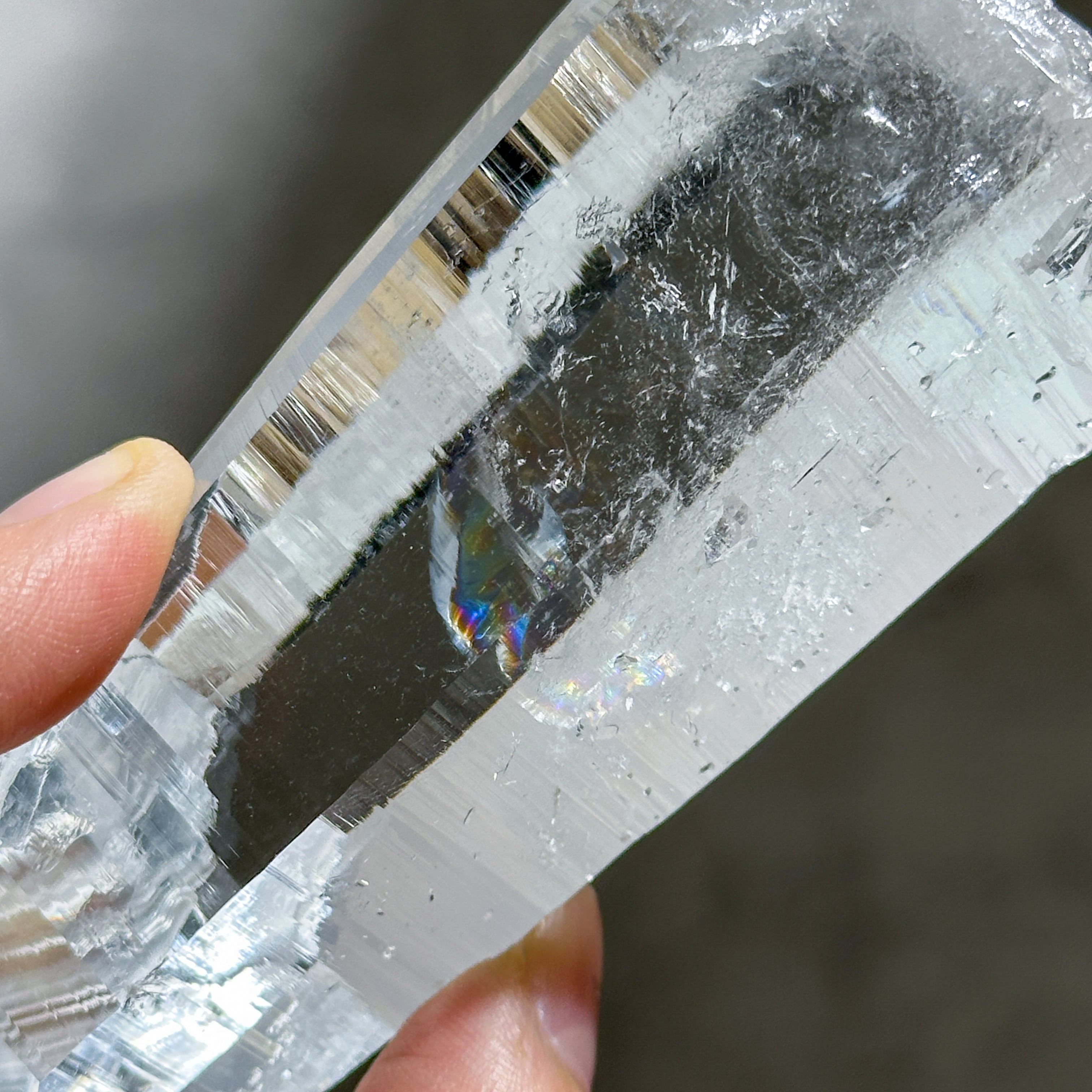 虹◎コロンビアンレムリアンクォーツ 原石62◇Colombian Lemurian