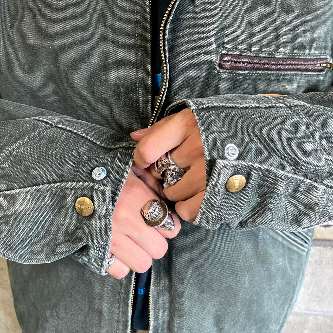 Carhartt カーハート デトロイトジャケット メンズL相当 古着 ダック地 