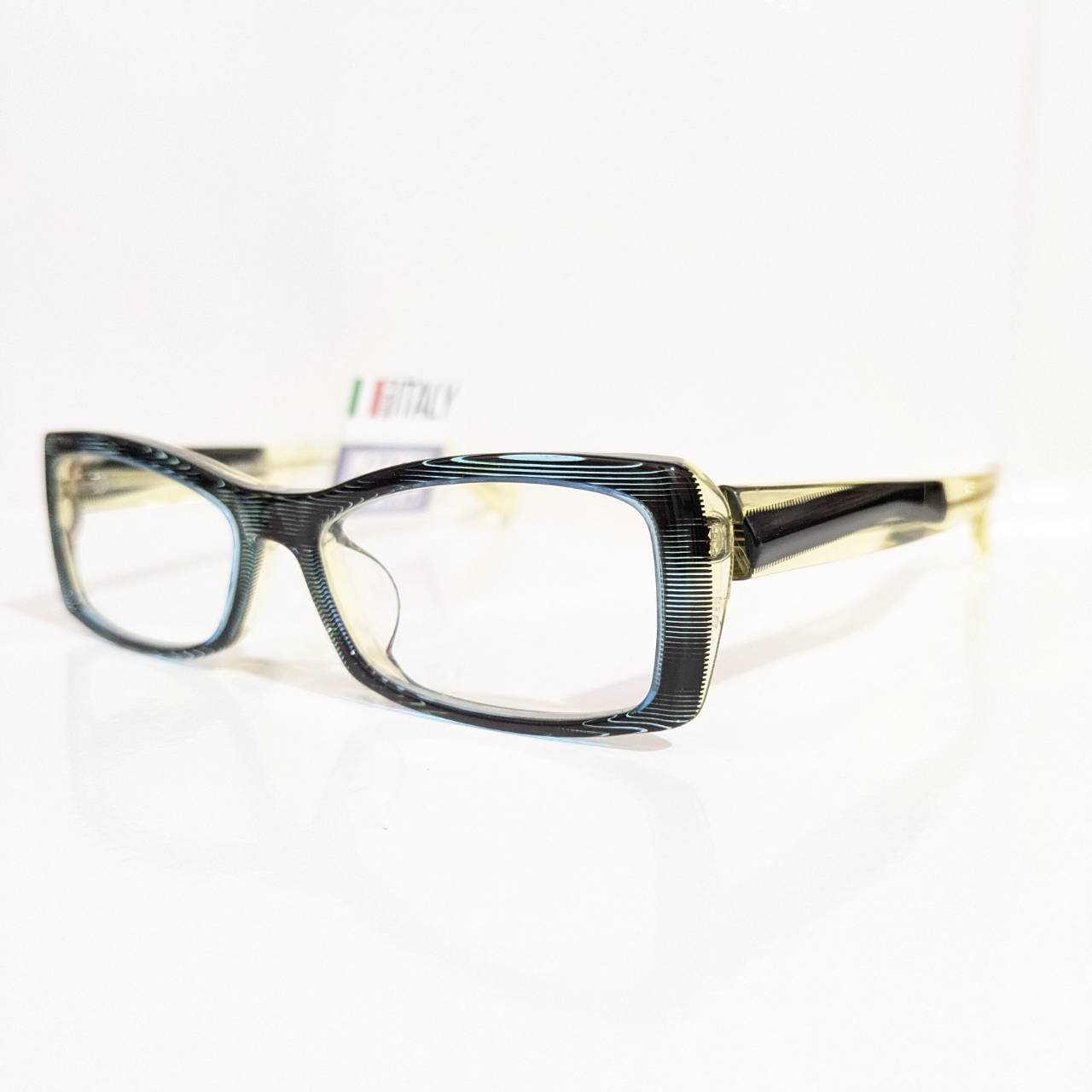 【VIVO】スクエアセルフレーム ゼブラカラーグレー