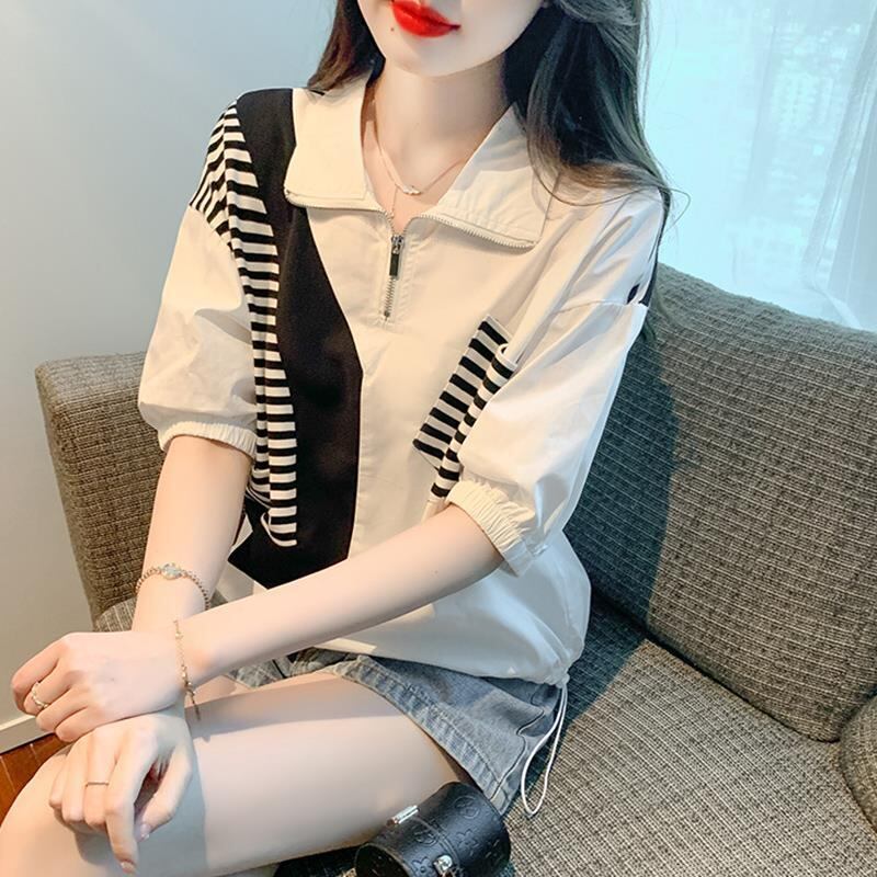 初回送料無料 夏の新作 デザイン感トップス おしゃれに着やせ上着 レディースファショントップス