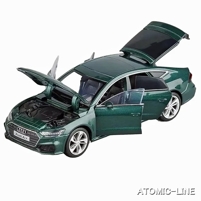 AUDI アウディ A7 1/32 ミニカー 全3色 ライト点灯 エンジンサウンド