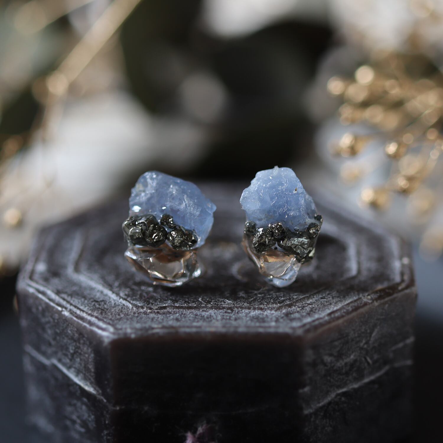 witch/花石:鉱物植物アクセサリー/オブジェ