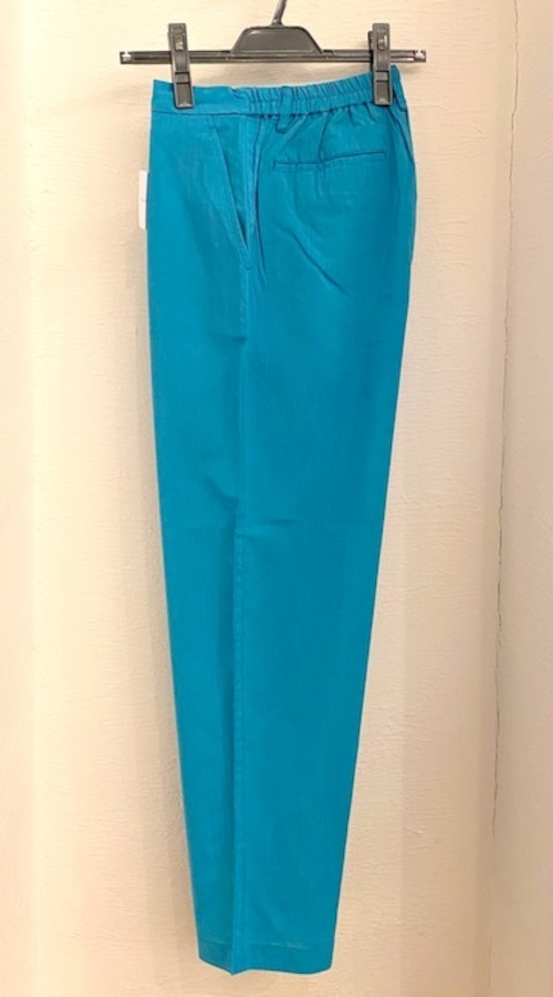 Tech-Linen Wide Tapered Pants　Blue