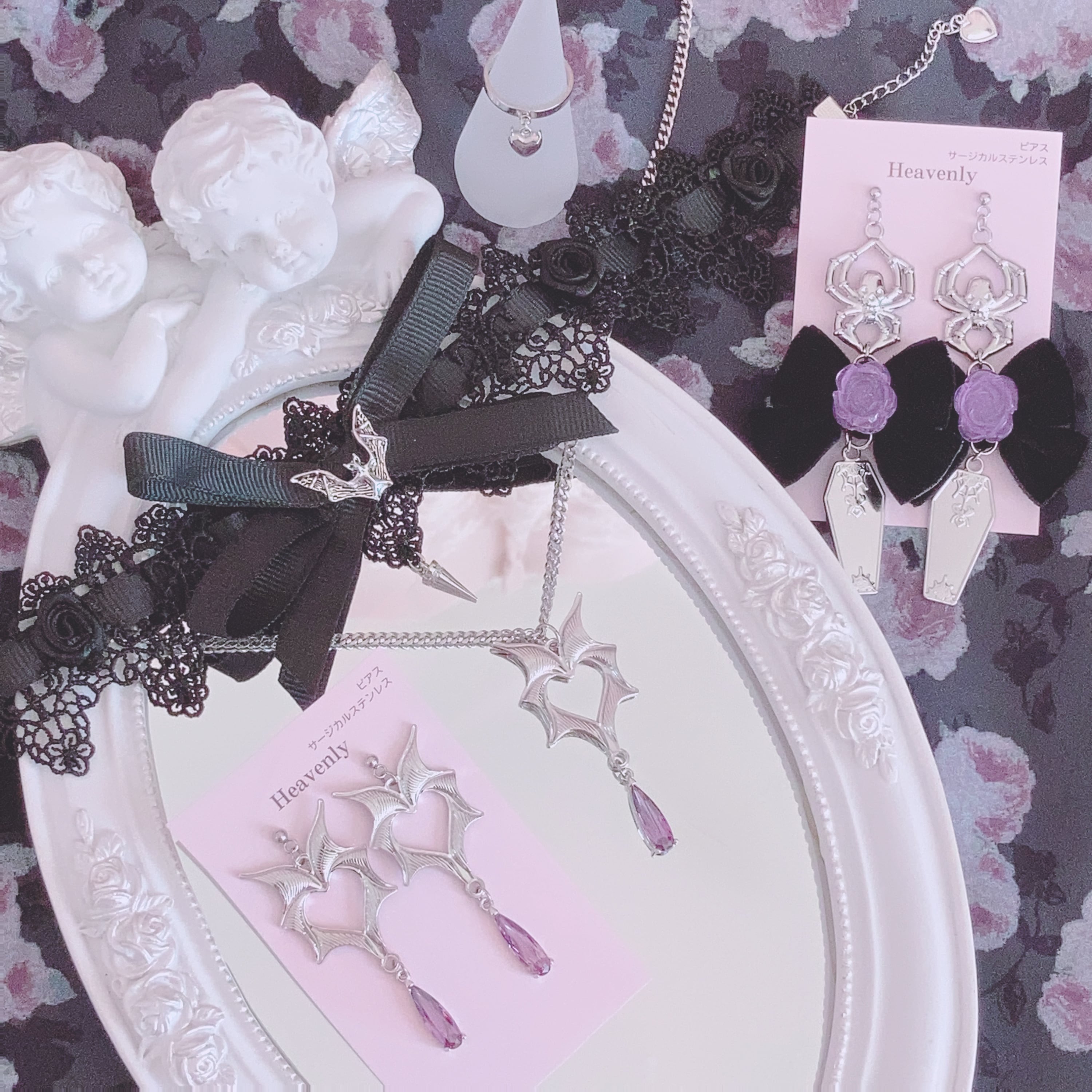 悪魔の羽♡ピアス/イヤリング ハロウィン | Heavenly(ヘブンリー