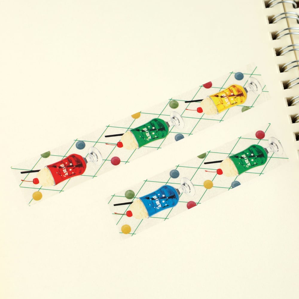 太陽ノ塔洋菓子店】クリアマスキングテープ 全4種 | ステーショナリー