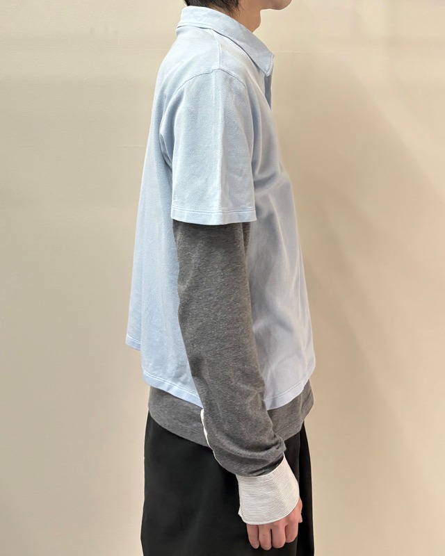 【PRADA】box silhouette basic polo