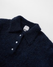Fluffy Alpaca Polo Knit