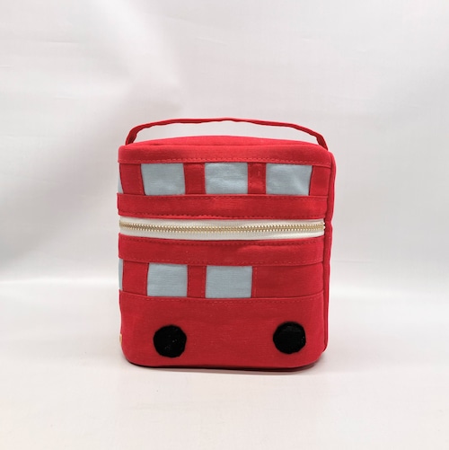 ロンドンバス　バニティポーチ｜とりさん工房ーかわいいハンドメイドポーチ